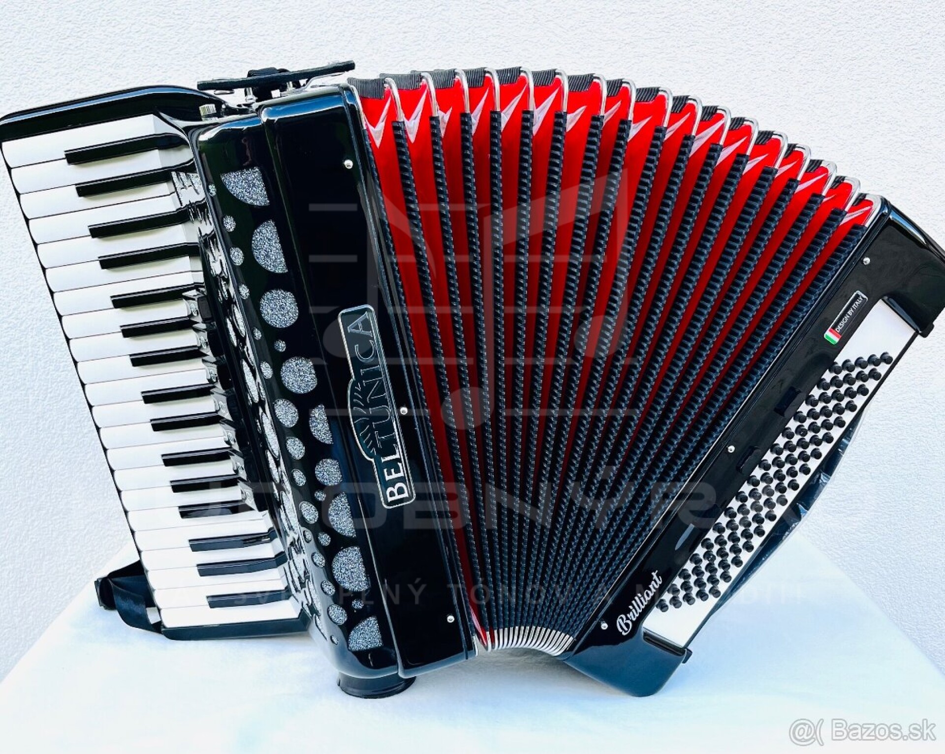 NOVÝ akordeón BELTUNICA BRILLIANT 80 basový-