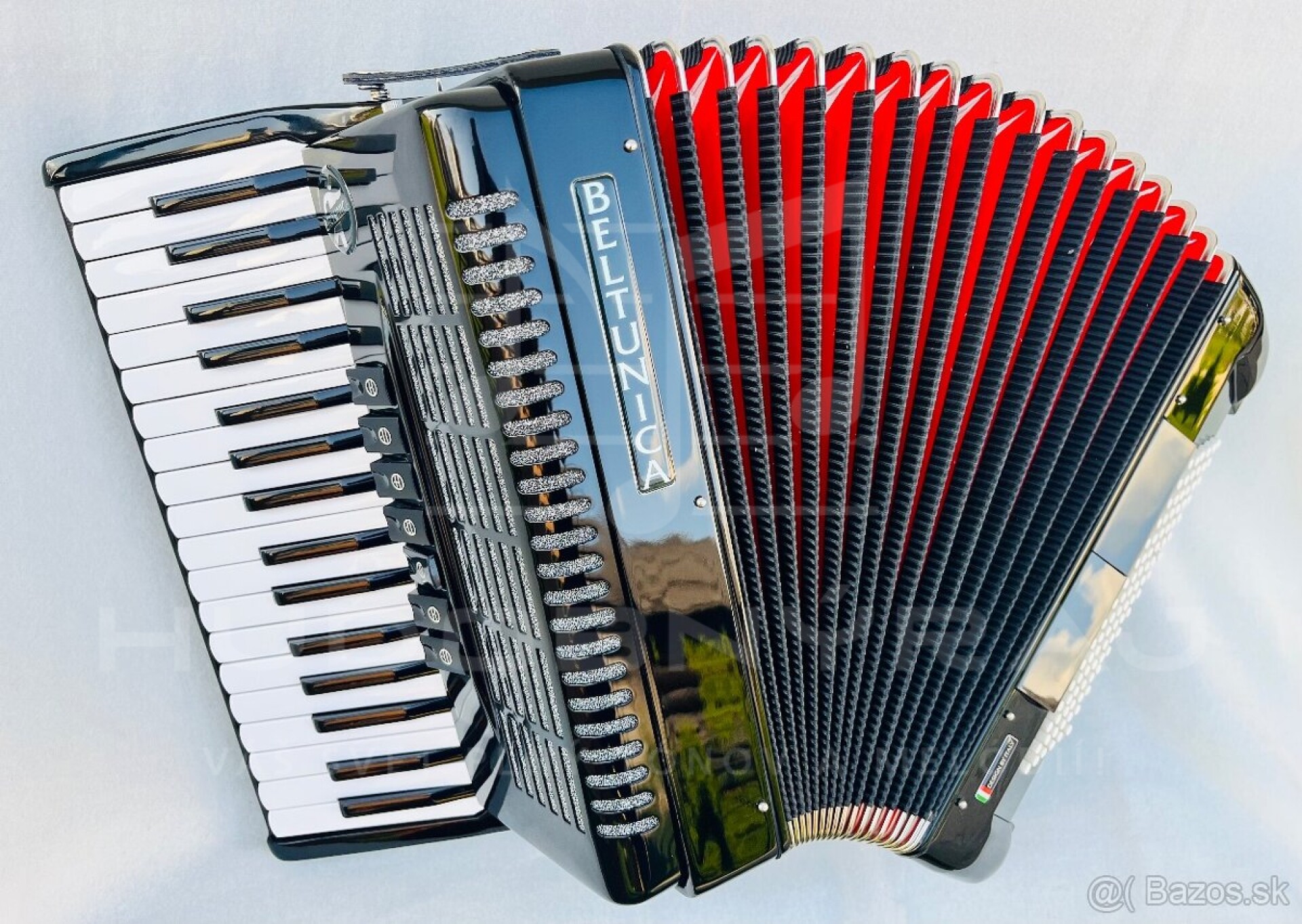 Nový akordeón Beltunica Vivaldi- DE LUXE 96 basový