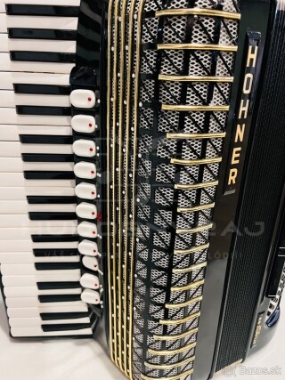 Predám akordeón Hohner Atlantic De Luxe. 120 Basový