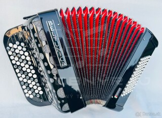 Nový akordeón Beltunica- chromaticky B Griff- 72 BASOVÝ