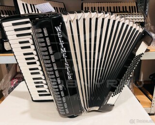 Predám akordeón Weltmeister TOPAS 96, používaný v zánovnom stave.