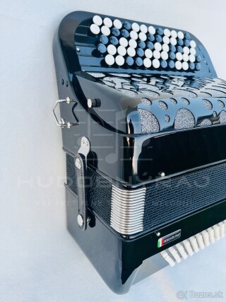 Nový akordeón Beltunica- chromaticky B Griff- 72 BASOVÝ