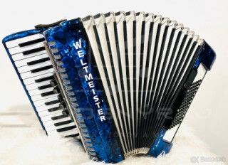 Predám akordeón Weltmeister Achat 72 basový- 2 roky záruka