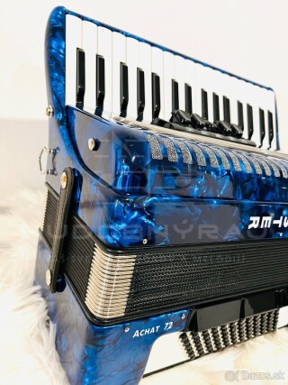 Predám akordeón Weltmeister Achat 72 basový- 2 roky záruka