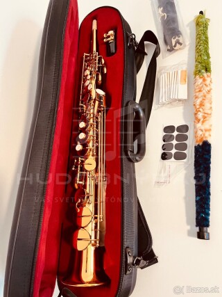 Predám nový B- SOPRÁN saxofón- kópia k modelu SELMER- nádherný zvuk, kvalitné materiály