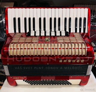 Predám akordeón Hohner Verdi II N- 96 Basový