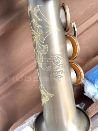 Nový B- SOPRÁN saxofón- kópia k modelu SELMER MARK VI- NELAKOVANÝ- nádherný zvuk,
