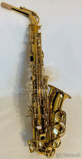 Nový Es- Alt saxofón - kópia k modelu Yamaha- pekný zvuk, ZLATOLAK