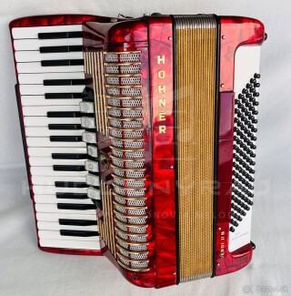 Predám akordeón Hohner Verdi II N- 96 Basový- používaný