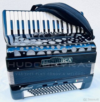 NOVÝ akordeón BELTUNICA BRILLIANT 80 basový-