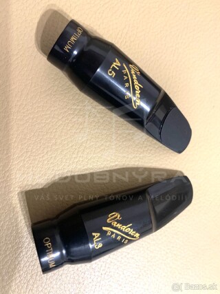 Predám novú hubicu/ hubičku na Alt saxofón VANDOREN veľkosti: 3/4/5