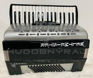 AKORDEÓN WELTMEISTER KRISTALL 72 BASOVÝ